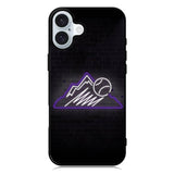 Colorado Rockies Neon Logo iPhone 16 Case QC9811