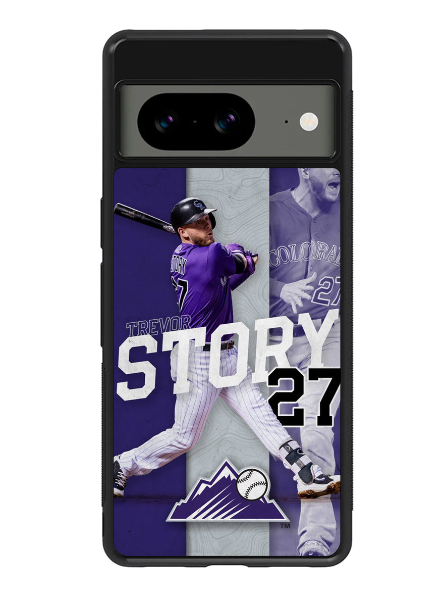 Trevor Story 27 Colorado Rockies Google Pixel 8A Case QC9832
