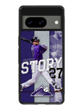 Trevor Story 27 Colorado Rockies Google Pixel 8A Case QC9832