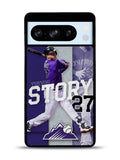Trevor Story 27 Colorado Rockies Google Pixel 8 Pro Case QC9832