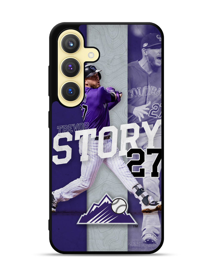 Trevor Story 27 Colorado Rockies Samsung Galaxy S24 5G Case OV9832