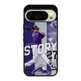 Trevor Story 27 Colorado Rockies Google Pixel 10 Pro Case QC9832