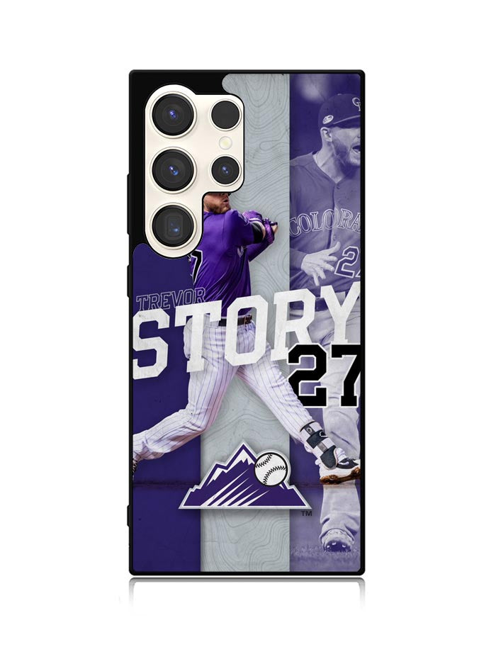 Trevor Story 27 Colorado Rockies Samsung Galaxy S25 Ultra 5G Case QC9832