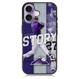 Trevor Story 27 Colorado Rockies iPhone 17 Case OV9832
