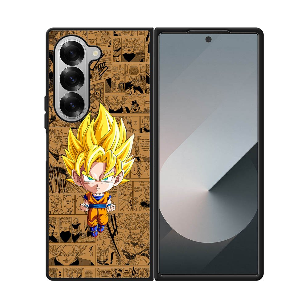 Goku Super Saiyan Samsung Galaxy Z Fold 7 5G Case QC9846
