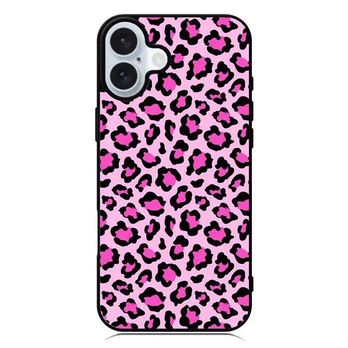 Leopard Pink Pattern iPhone 16 Case QC9854