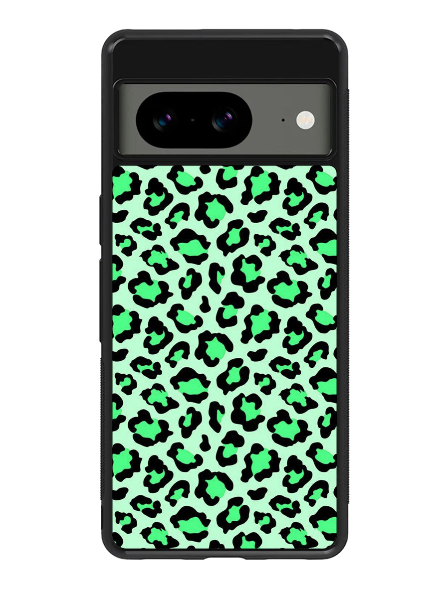 Leopard Green Pattern Google Pixel 8A Case QC9851