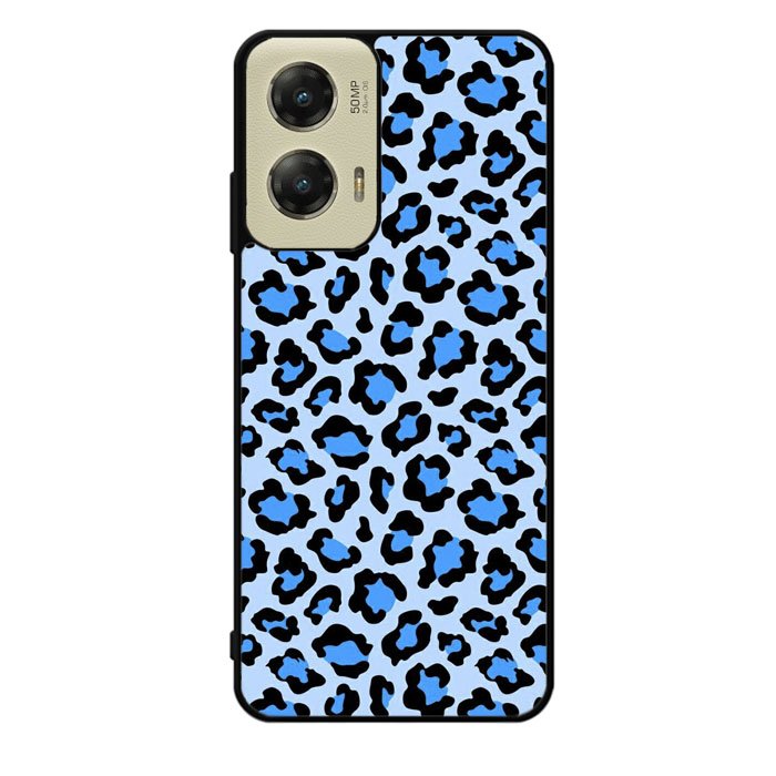 Leopard Blue Pattern Motorola Moto G Stylus 5G 2024 Case OV9850