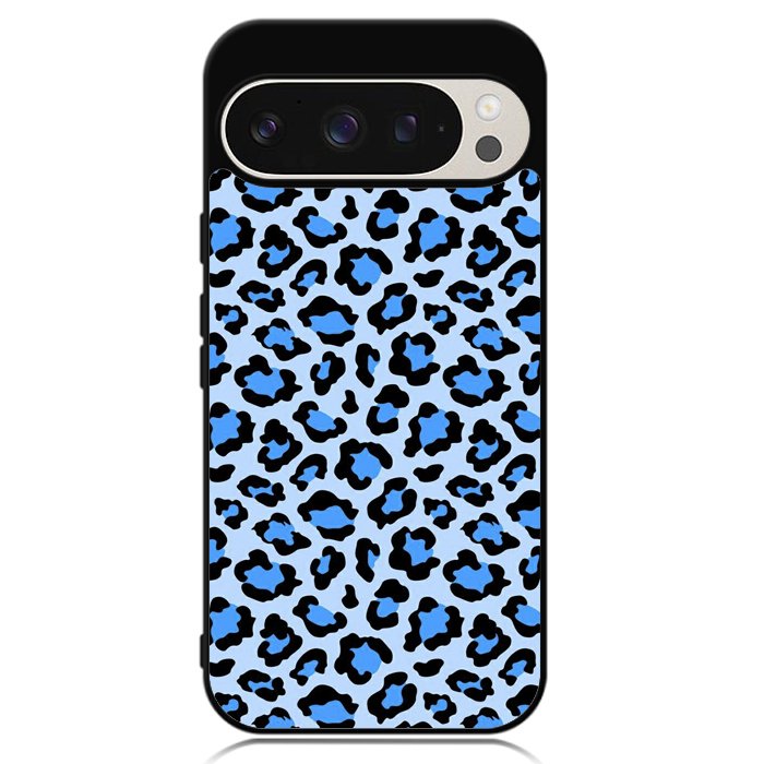 Leopard Blue Pattern Google Pixel 9 | Pixel 9 Pro Case OV9850