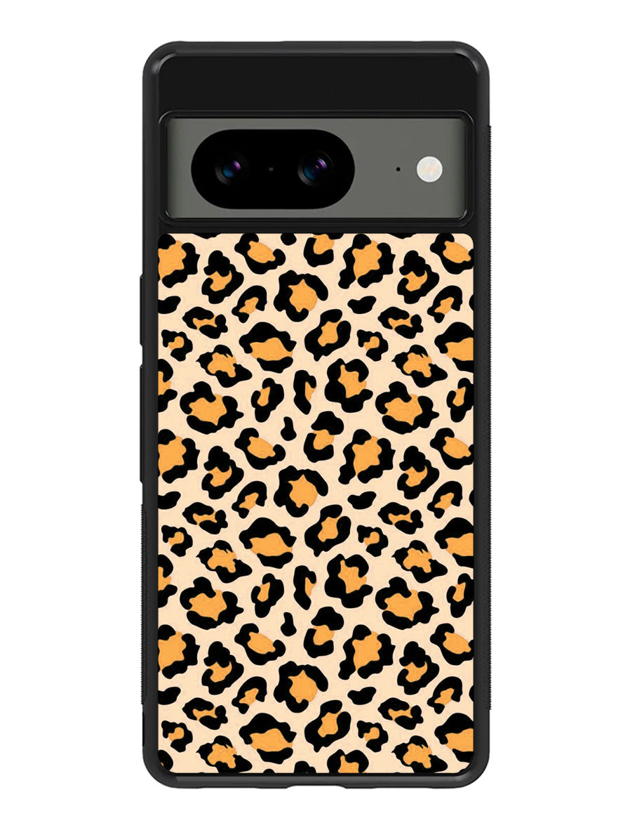 Leopard Orange Pattern Google Pixel 8 Case QC9853