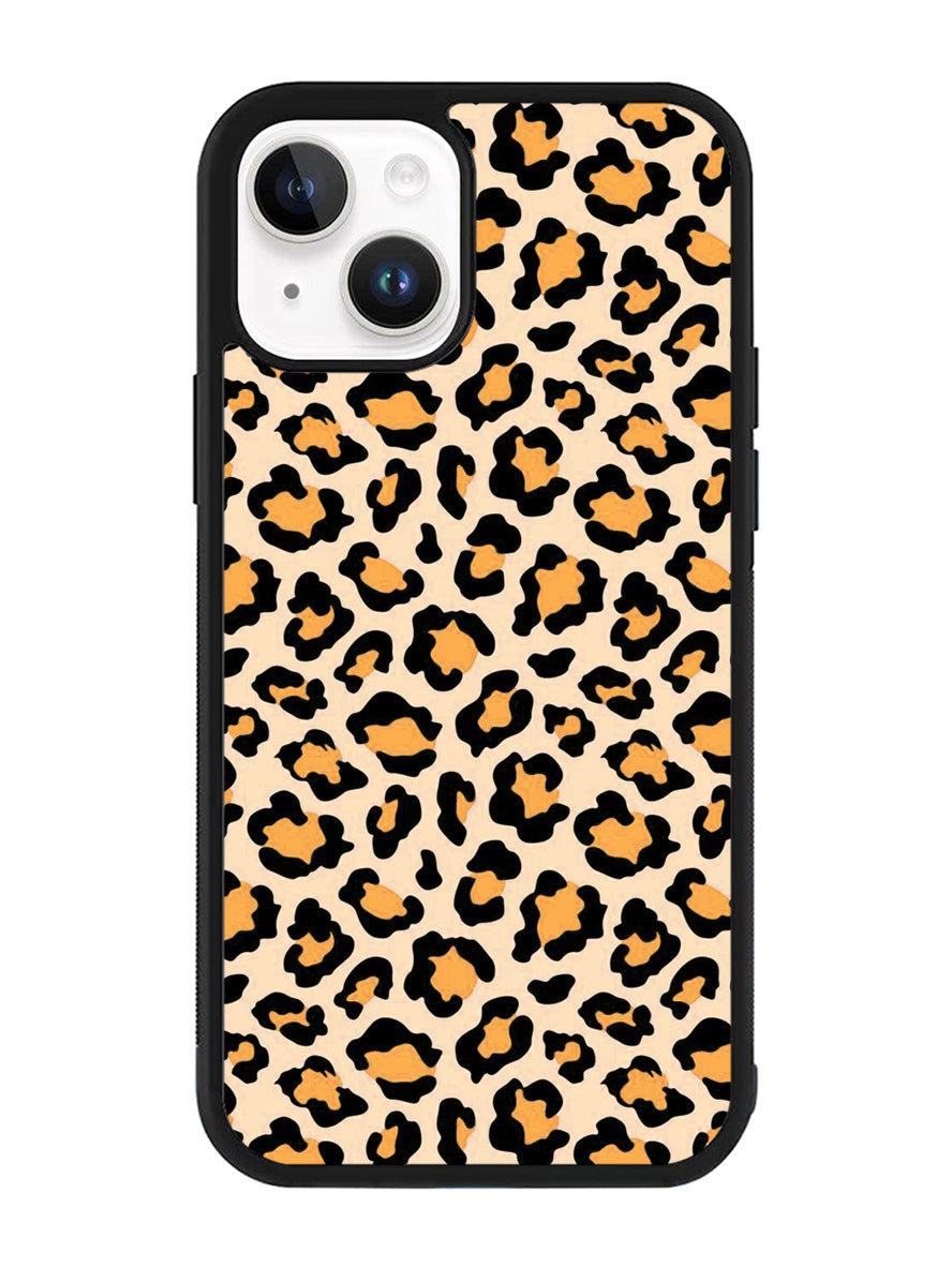 Leopard Orange Pattern iPhone 14 Case QC9853