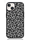 Leopard Grey Pattern iPhone 14 Plus Case OV9852