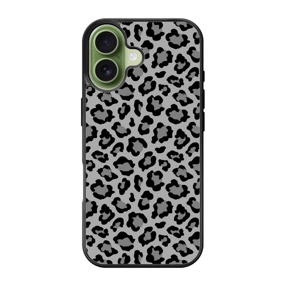 Leopard Grey Pattern iPhone 17 Case