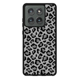 Leopard Grey Pattern Motorola Moto Edge 2025 Case