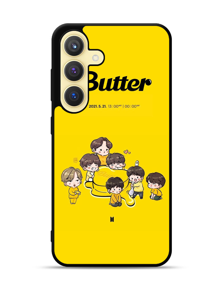 BTS Butter Chibi Wallpaper Samsung Galaxy S24 FE 5G Case OV9868