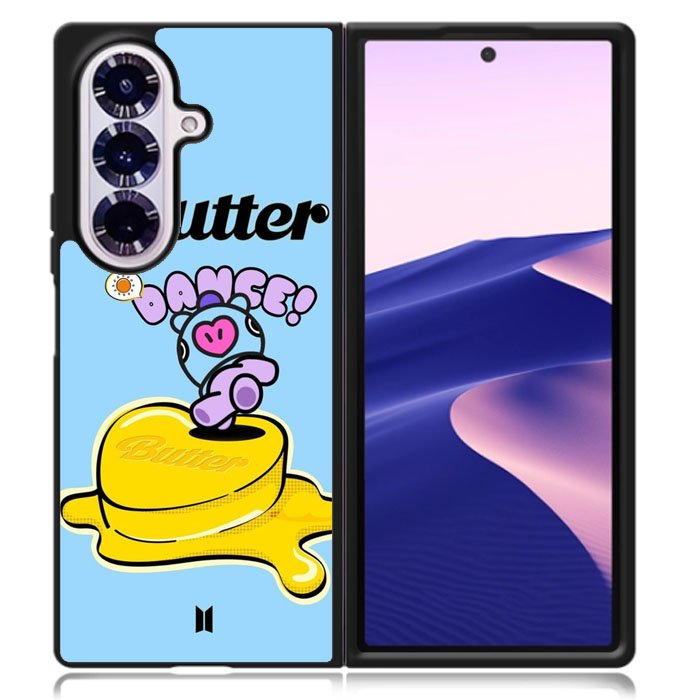 BTS Butter Mang BT21 Samsung Galaxy Z Fold 7 Case OV9872