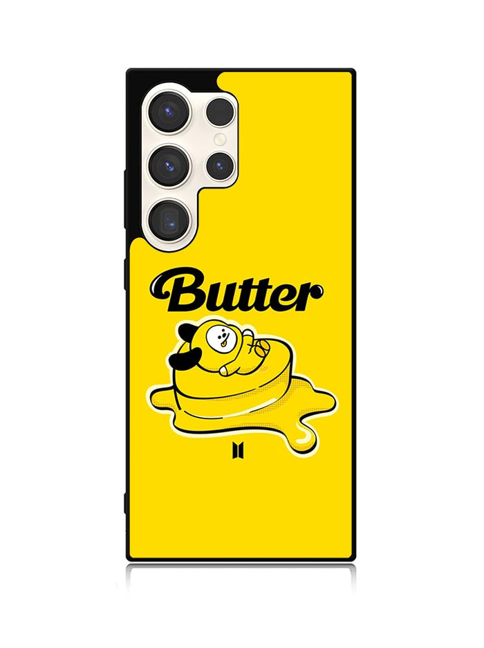 BT21 BTS Chimmy On The Butter Samsung Galaxy S23 Ultra 5G Case QC9856