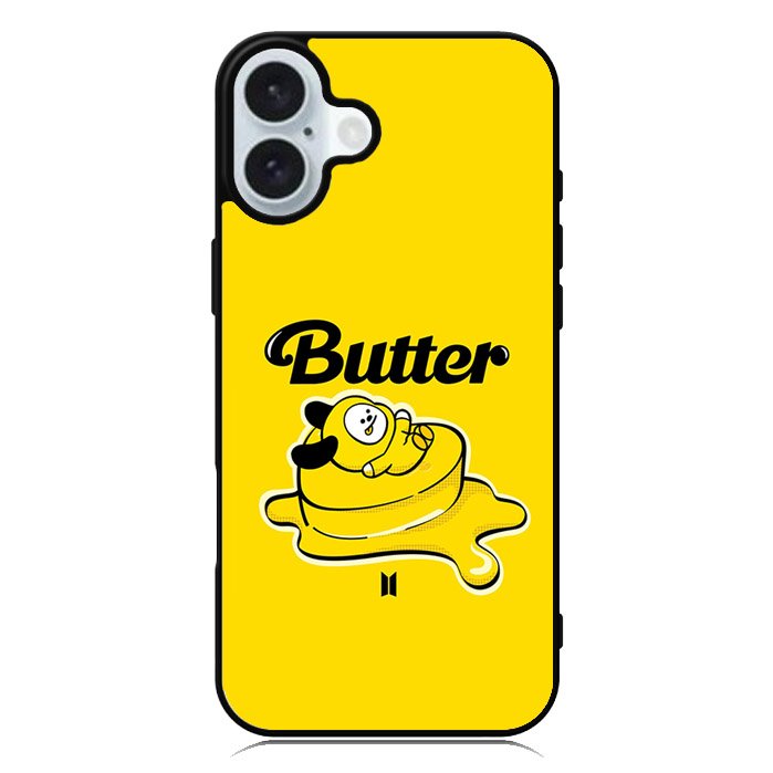 BT21 BTS Chimmy On The Butter iPhone 16 Case QC9856