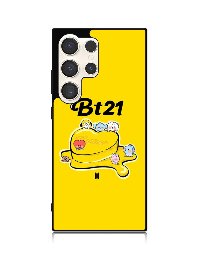 BT21 BTS On The Butter Samsung Galaxy S23 Ultra 5G Case QC9860