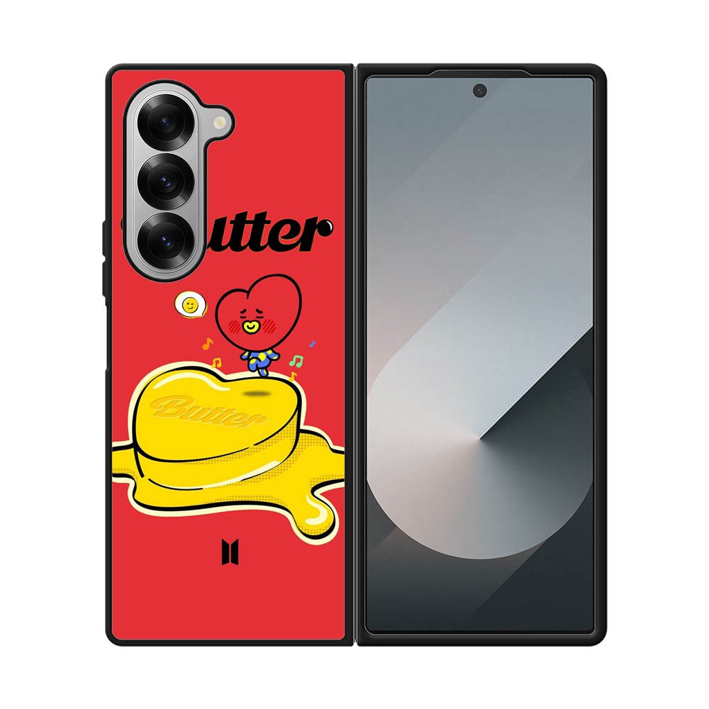 BTS Butter Tata BT21 Samsung Galaxy Z Fold 7 5G Case QC9878