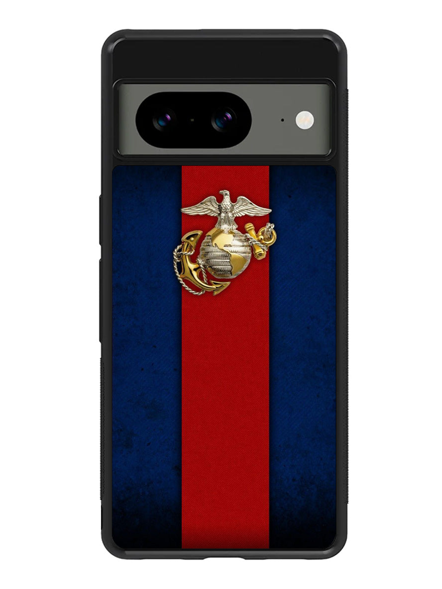 Marine Corps Red Blue Google Pixel 8 Case QC9882