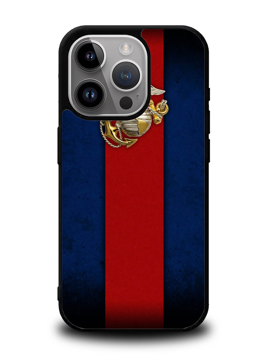 Marine Corps Red Blue iPhone 14 Pro Max Case QC9882