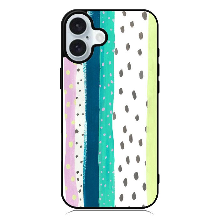 Bright colored art iPhone 16 Case QC9892