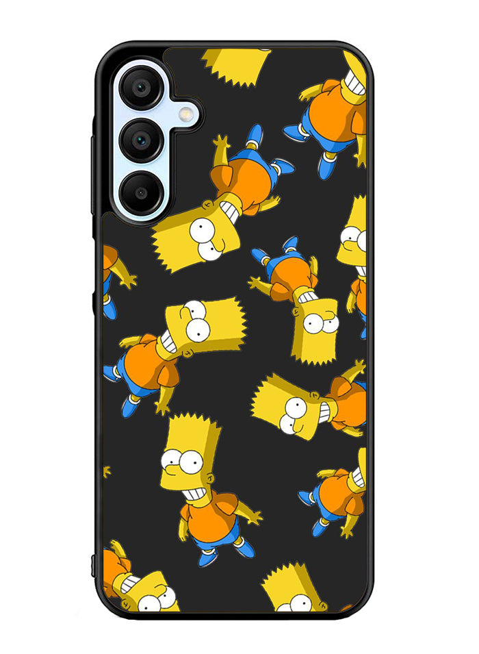 The Simpsons Pattern Samsung Galaxy A35 5G Case OV9902
