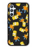 The Simpsons Pattern Samsung Galaxy A54 5G Case OV9902