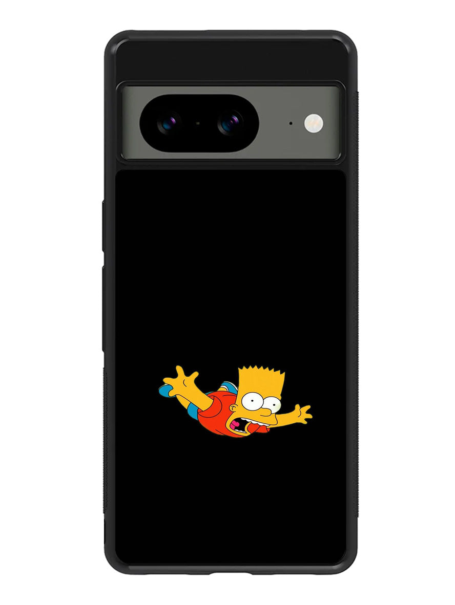 Bart Simpsons Flying Google Pixel 8 Case QC9888