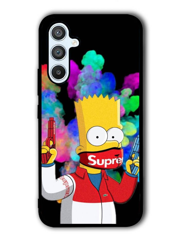 Bart Simpsons Fog And Gun Samsung Galaxy A54 5G Case OV9889