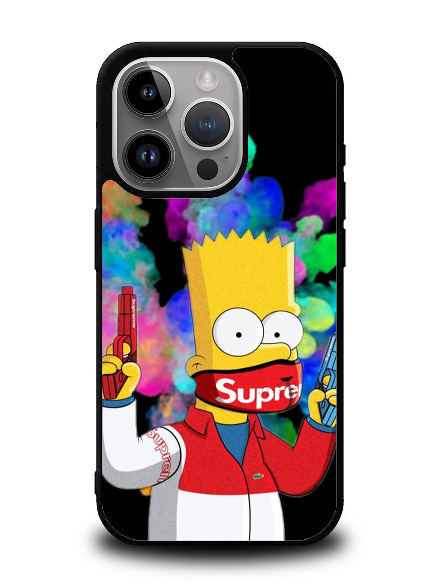 Bart Simpsons Fog And Gun iPhone 15 Pro Case OV9889