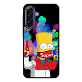 Bart Simpsons Fog And Gun Samsung Galaxy A17 Case QC9889