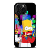 Bart Simpsons Fog And Gun iPhone 16 Pro Max Case OV9889