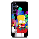 Bart Simpsons Fog And Gun Samsung Galaxy S25 FE Case OV9889