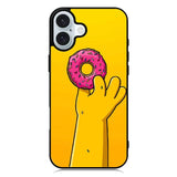 Donuts The Simpsons iPhone 16 Plus Case QC9894