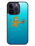 Bart Simpsons Nevermind Nirvana iPhone 14 Pro Case OV9891