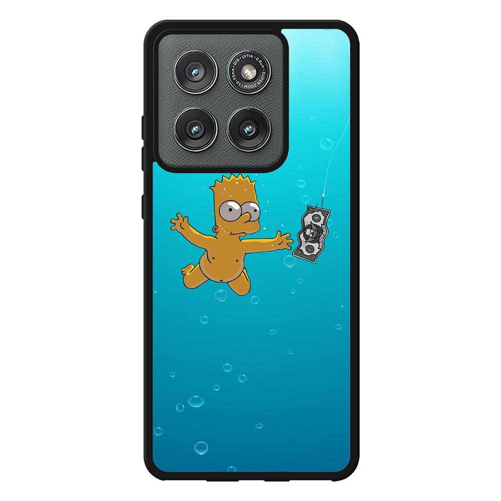 Bart Simpsons Nevermind Nirvana Motorola Moto Edge 2025 Case