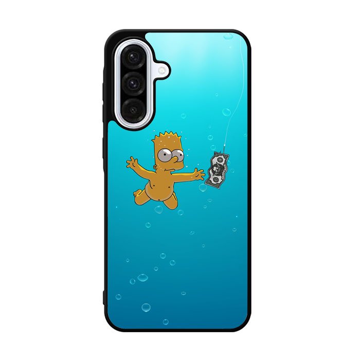 Bart Simpsons Nevermind Nirvana Samsung Galaxy A36 Case OV0357