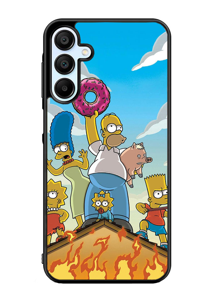 The Simpsons Fire Family Samsung Galaxy A15 5G Case OV9900