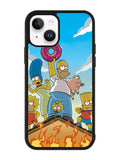 The Simpsons Fire Family iPhone 15 Plus Case OV9900
