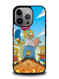 The Simpsons Fire Family iPhone 15 Pro Max Case OV9900