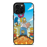 The Simpsons Fire Family iPhone 16 Pro Max Case OV9900