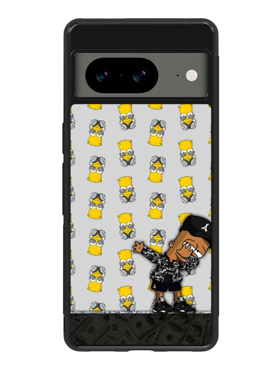 Bart Simpsons Hypebeast Google Pixel 8A Case QC9890