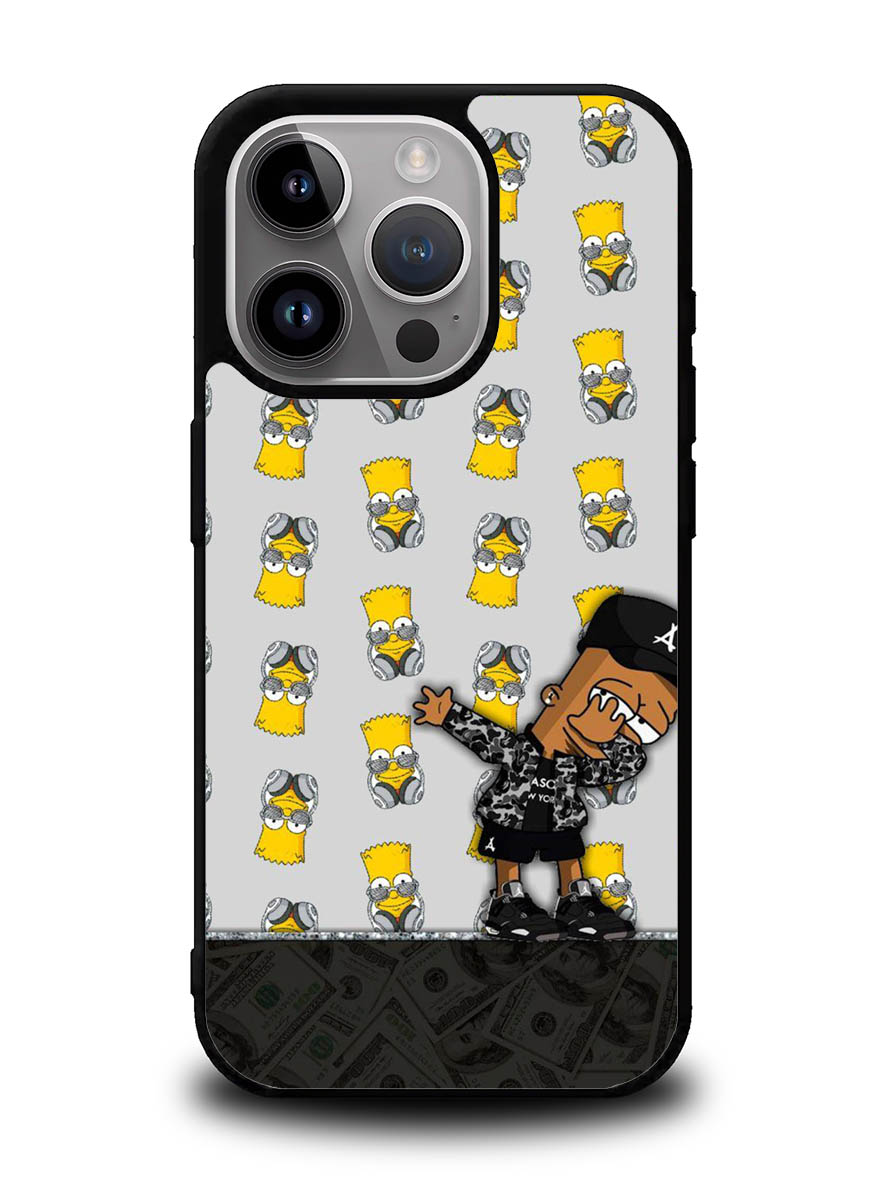Bart Simpsons Hypebeast iPhone 14 Pro Case QC9890