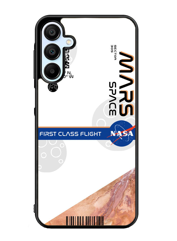Nasa flight ticket Samsung Galaxy A35 5G Case OV9913