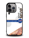 Nasa flight ticket iPhone 14 Pro Case QC9913