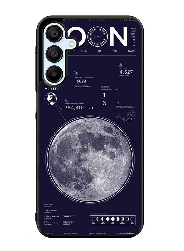 Nasa MOON The bright sign of the dark Samsung Galaxy A35 5G Case OV9915