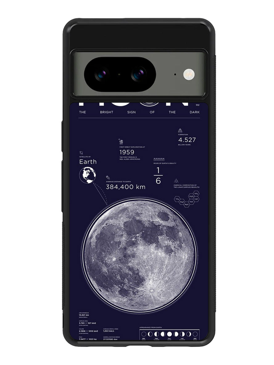 Nasa MOON The bright sign of the dark Google Pixel 8 Case QC9915