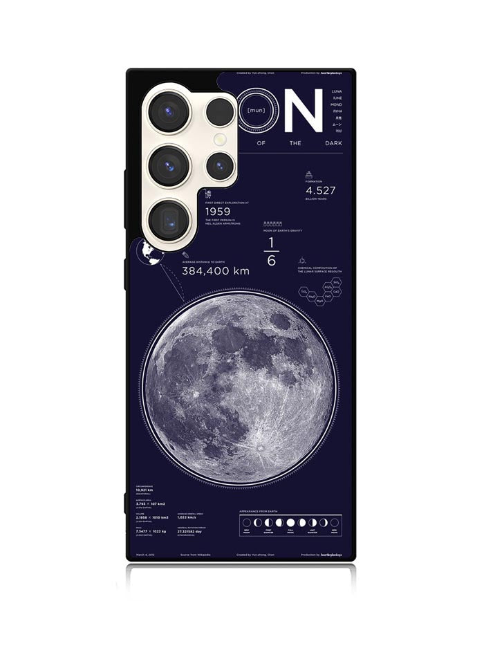 Nasa MOON The bright sign of the dark Samsung Galaxy S24 Ultra 5G Case OV9915